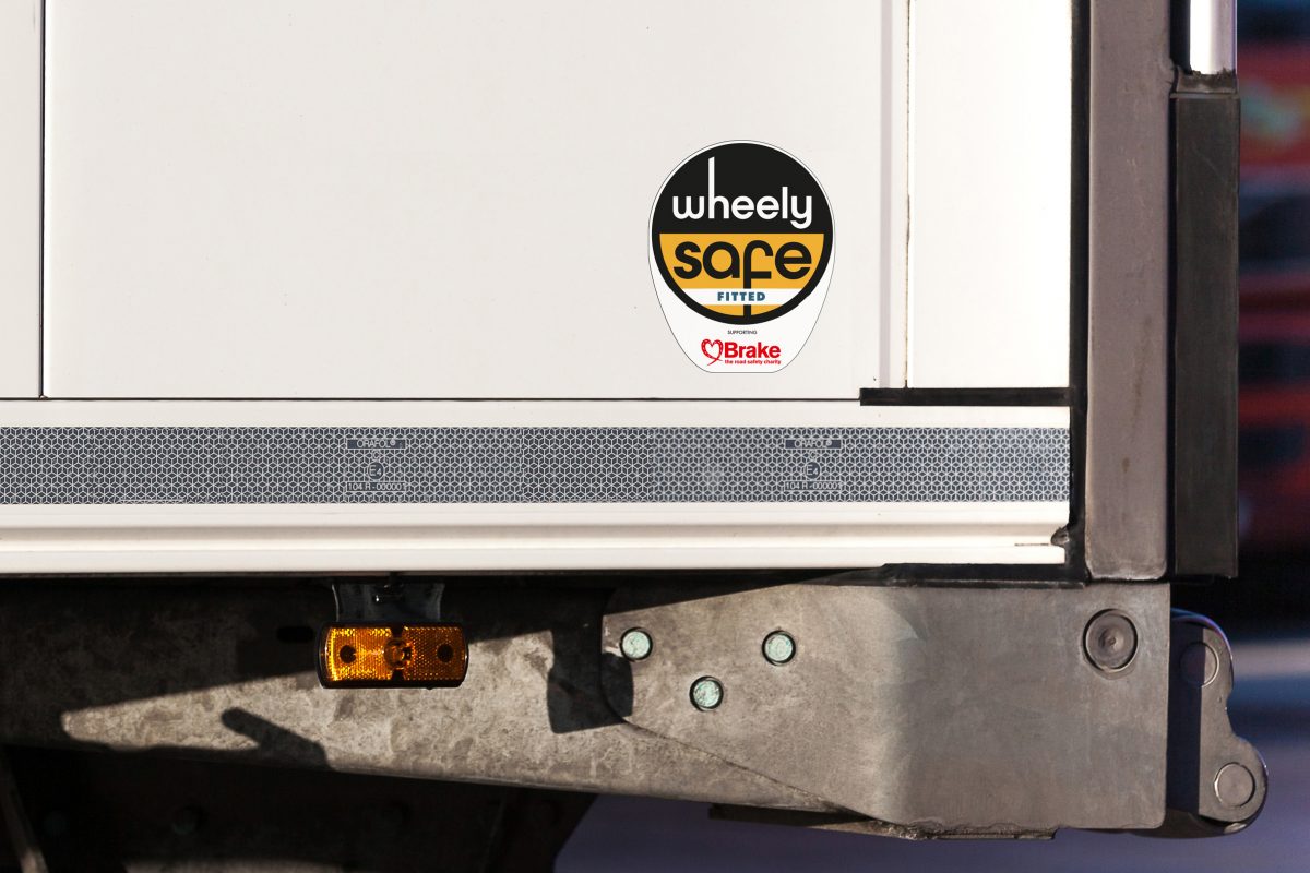 Wheely safe fitted sticker brake